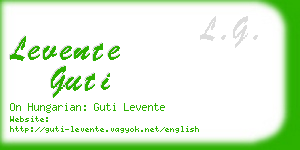 levente guti business card